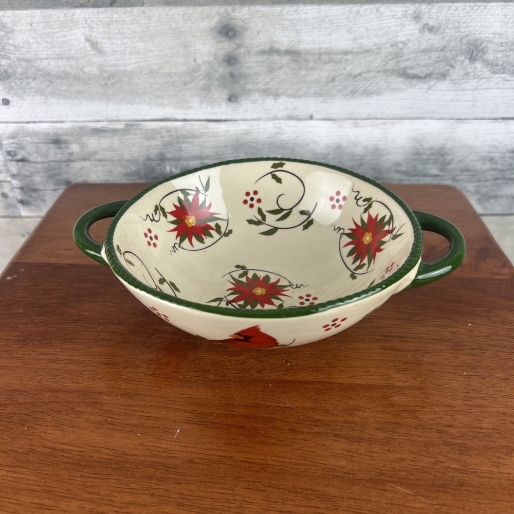 Temptations by Tara Cardinal Handled Bowls. Set Of 4